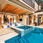 glass bottom pool
