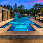 glass bottom pool